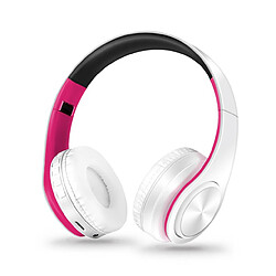 Casque Audio Bluetooth Sans Fil HIFI Stéréo Sport Blanc Bleu Polyvalent - Yonis pas cher