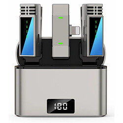 Yonis Microphone sans fil - Argent