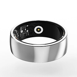 Bague Connectée Taille 18 Argentée Suivi Santé Étanche Bluetooth Longue Autonomie Argent YONIS