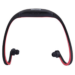 Yonis Casque Sport Sans Fil Étanche Avec Micro SD Casque Sport Étanche Sans Fil Bluetooth Avec Emplacement Micro SD Et Mains Libres Rouge YONIS
