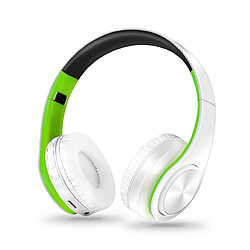 Avis Casque Audio Bluetooth Sans Fil HIFI Stéréo Sport Blanc Bleu Polyvalent - Yonis