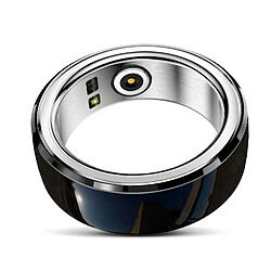 Bague Connectée Blanche Suivi Santé Sport Sommeil Étanche IPX8 Bluetooth Noir YONIS