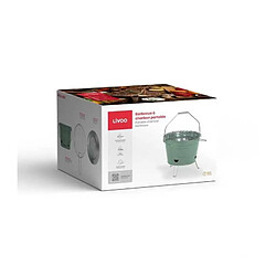 Livoo barbecue charbon vertical pas cher
