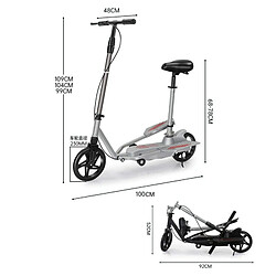 Acheter Yonis Trottinette Électrique Pliable Avec Siège
