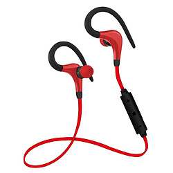 Yonis Casque Sport Bluetooth - Rouge