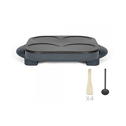 Crêpière 1500w 4x12cm gris - DOC266G - Party - LIVOO