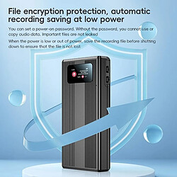 Dictaphone Intelligent Réduction De Bruit Mémoire 32GB Enregistrement Haute Qualité YONIS