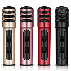 Yonis microphone karaoké sans fil - Or