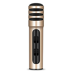 Yonis microphone karaoké sans fil - Or