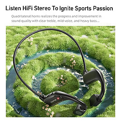 Yonis Casque Sport Bluetooth Réduction Bruit Noir pas cher