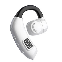 Ecouteurs Bluetooth Sport Ergonomiques Affichage Digital Autonomie 30H Noir Blanc YONIS