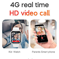 Yonis Montre Connectée Enfant Sport GPS Vidéo Rose pas cher