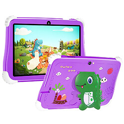 YONIS Tablette 7" Android Enfant Violet Tablette Android 7.0 - Écran 7" 1280x800 px - Octa Core - RAM 2 Go - 16 Go - WiFi - Caméras AV/AR - Violet