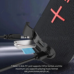 Avis Yonis Enceinte Bluetooth portable - Bleu