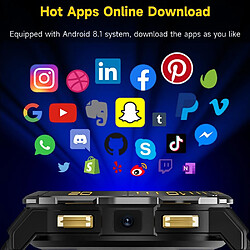 Yonis Montre Connectée Android 4G Écran AMOLED