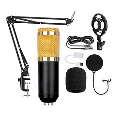 Yonis Microphone condensateur USB - Noir