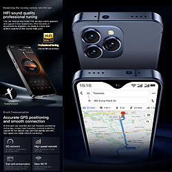 Yonis Téléphone Portable 4G Android 12 6GB 128GB