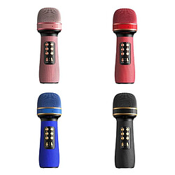 Yonis Microphone Bluetooth Sans Fil Avec Radio - Bleu