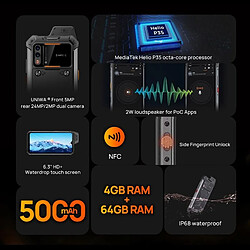 Yonis Téléphone Portable Robuste HD+ 4G 64GB pas cher