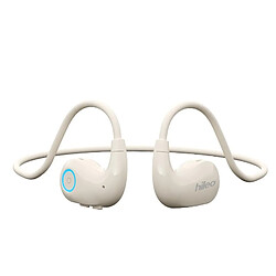 YONIS Casque Sport Bluetooth Étanche - Blanc
