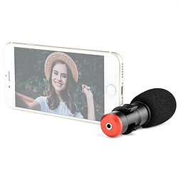 Yonis Microphone portable pour smartphone - Noir
