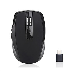 Yonis Souris sans fil USB-C - Noire