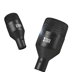 Yonis Kit microphone batterie dynamique - Noir