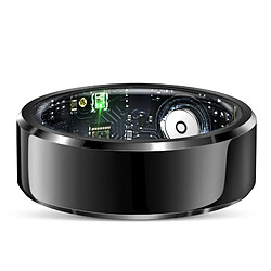 Acheter Bague Connectée Taille 9 Suivi Cardiaque Oxygène Sommeil Étanche Bluetooth 5.1 Noir YONIS