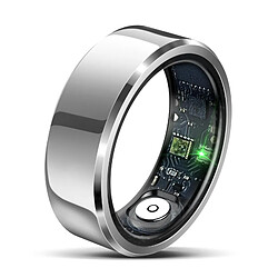Bague Connectée Taille 9 Suivi Cardiaque Oxygène Sommeil Étanche Bluetooth 5.1 Blanc YONIS