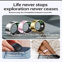 Acheter Bague Connectée Argenté Suivi Santé Modes Sport Autonomie Longue Étanche IP68 Rose YONIS