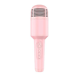 Yonis Microphone Enfant Bluetooth Rose Karaoke
