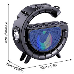 Avis Yonis Enceinte Bluetooth solaire - Bleu