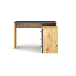 VIVALDI Bureau d'angle KURT - Chêne