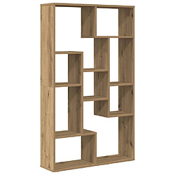 Bibliothèque chêne artisanal 72x20x120 cm - VidaXL