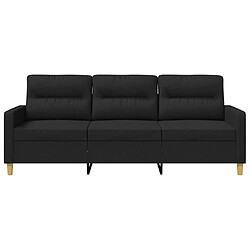 Acheter VIDAXL Noir 3 places 180 cm