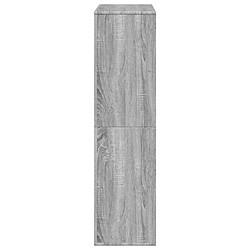 Acheter vidaXL Cloison de séparation 100x33x125,5 cm - Sonoma gris