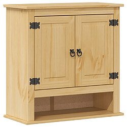 vidaXL Armoire murale - Bois de Pin Corona