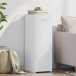 vidaXL Buffet en bois d'ingénierie blanc