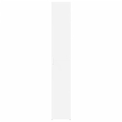 Avis VidaXL Buffet haut - Blanc - 30 x 42,5 x 185 cm