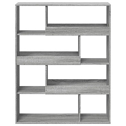 Avis vidaXL Cloison de séparation 100x33x125,5 cm - Sonoma gris