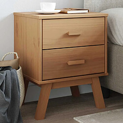 VidaXL Table de Chevet Olden 45x39x57 cm - Bois de Pin