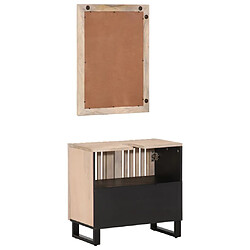 Acheter vidaXL Ensemble de meubles salle de bain - Bois de manguier