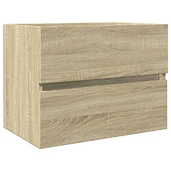 vidaXL Armoire Évier Chêne Sonoma