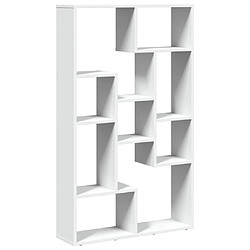 vidaXL Bibliothèque - Blanc 120 cm