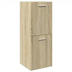 vidaXL Armoire de salle de bain - Chêne sonoma