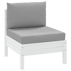 Avis vidaXL Coussins de palette - Gris