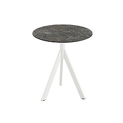 Materiel chr pro table de bistrot Infinity Tripod - Marbre foncé