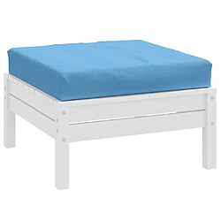 vidaXL Coussin de palette - Bleu mélangé