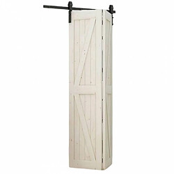 Secury-T secury_t Rail pour porte pliante - 2m - Acier - Noir