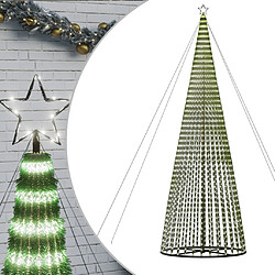 vidaXL Sapin à LED 1544 LED - 500 cm